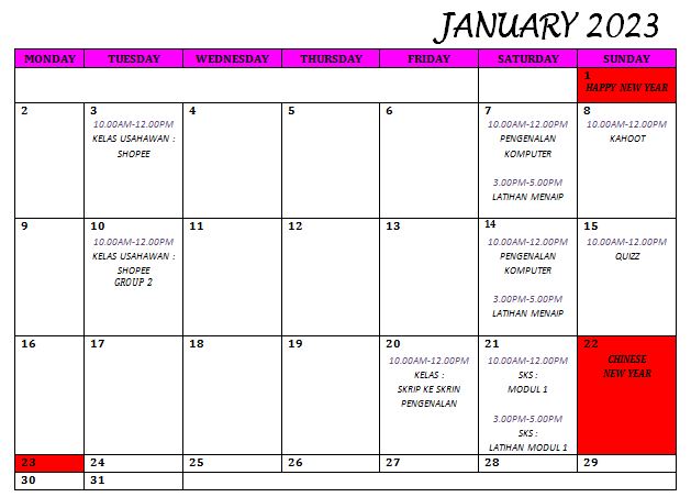 JAN 23
